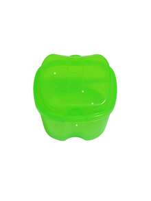 1 Piece Of Plastic Cleaning Box For Dentures With Filter Screen, Molar Sleeve Box, Retainer Box, Tooth Storage Box, Denture Model Box, Orthodontic Appliance Box, Placement Box, Apple Tooth Box - Multicolor - View 5