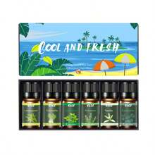 6件套香薰精油套装，植物香氛，包含蜡烛、香薰石、加湿器、车载香薰精油及补充装精油 - 彩色 - 查看 2
