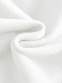 EMERY ROSE 女士休闲爱心刺绣卫衣，秋冬款 - 白色 - 查看 3