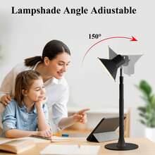 1PC 57 Inch Modern Height Adjustable Led Floor Lamp, USB Powered 3000K-6500K Brightness Dimmable Table Lamp, Indoor Multipurpose Corner Standing Light For Living Room, Bedroom, Study And Office Decor - Black - View 8