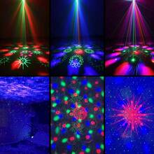 Emslaser Party Light Disco Ball Light Dj Light Disco Light Ocean Light Star Light Projector Dance Light Sound Activated With Remote Control Stage Light Strobe Light For Parties KTV Christmas Halloween Decor - Double Magic Ball Laser Light - USB or other DC connection - View 7