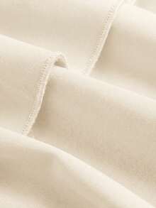 SHEIN MOD 大码女式黑色蝴蝶结蛋糕裙 - 杏色 - 查看 4