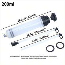 Besper 200/500/1500ML Car Oil Extractor, Car Brake Fluid Replacement Tool, Fuel Extraction Pump, Suitable For Car Manual Oil Extractors – Oil Change Pump With Hose. - various - View 6