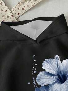 Attitoon 女士字母印花长袖休闲卫衣，适合秋冬季穿着 - 彩色 - 查看 3