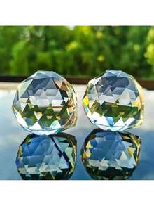 水晶棱镜阳光捕捉器 - 彩虹制造器，适用于家居和派对装饰，是婚礼、订婚、生日和毕业典礼的完美礼物 - 2 厘米/0.78 英寸 - 查看 5