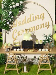 3pcs Black Acrylic Buffet Stand - Black Dessert Display Rack With Hollow Bottom, Cubic Pillar Box Nested For Dessert Food Catering Self-Service Display Party Supplies - Multicolor - View 1