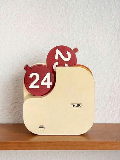 Joivida 1 件装小型北欧风格万年历，简约装饰，学生礼物，客厅桌面，家庭办公室，女孩礼物创意，家居装饰