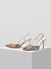 Mnmlis Women Pumps - Brown - View 2