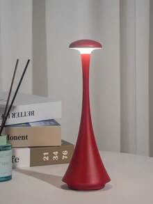 1PC LED Touch 3-Color Dimmable Desk Decor Ambient Light, Creative Holiday Gift Night Light, ABS Material, Bedside Lamp, Bedroom Light, Mushroom Lamp, USB Rechargeable Bar Light, Bookshelf Decor Lamp - multicolor - View 10