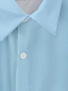 Manfinity Hypemode 男士前开襟纽扣休闲夏季印花短袖衬衫 - 彩色 - 查看 5