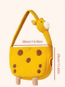 PETSIN Lightweight Portable Size Breathable Wear Resistant Water Repellent Fabric Anti Slip Shoulder Strap With Adjustable Buckle Cute Giraffe Pattern Pet Head Out Crossbody Bag Single Shoulder Carrier For Small Dogs And Cats Suitable For Spring Autumn Outdoor Walking Shopping Travel Weekend Outing Daily Use Fashion Pet Supplies Must Have Pet Carrier Accessories - Multicolor - View 15