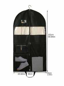 Túi đựng vest du lịch và cất giữ trong tủ quần áo, túi treo đựng quần áo có đáy mở rộng cho quần áo, áo sơ mi, áo khoác, áo choàng, túi đựng vest du lịch, túi treo đựng vest chịu lực cao với nhiều ngăn lưới lớn, vỏ bọc vest để cất giữ quần áo trong tủ quần áo khi đi du lịch, túi đựng vest du lịch kèm túi đựng vest. - Nhiều màu - Xem 12