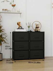 Closet; Portable Closet, Closet Organizer, Autumn Decorative Home Supplies. Multi-Functional, Available In Medium Size, Cube Storage Cabinet With Drawers, Dust-Proof Closet, Shelves, Shoe Rack, Shoe Cabinet, Independent Display Stand, Freely Assembleable, Floor-Standing Assembly Storage Rack, Bookshelf - Multicolor - View 15