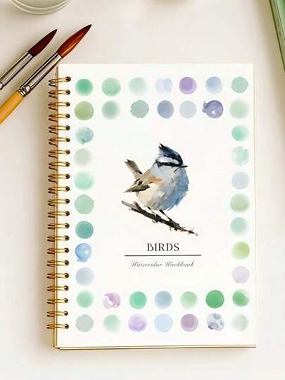 1 Libro de colorear de pintura acuarela, Libro de práctica de acuarela de flores, Libro de pintura, Suministros de pintura artística amigables para principiantes (Con una experiencia de colorear cómoda y relajante)