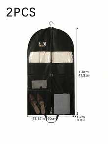 Túi đựng vest du lịch và cất giữ trong tủ quần áo, túi treo đựng quần áo có đáy mở rộng cho quần áo, áo sơ mi, áo khoác, áo choàng, túi đựng vest du lịch, túi treo đựng vest chịu lực cao với nhiều ngăn lưới lớn, vỏ bọc vest để cất giữ quần áo trong tủ quần áo khi đi du lịch, túi đựng vest du lịch kèm túi đựng vest. - Nhiều màu - Xem 10
