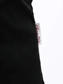 SUMWON Nylon Swim Trunks With Drawstring Waist And Side Pockets Perfect For Beach Swimming Pool - Black - View 7