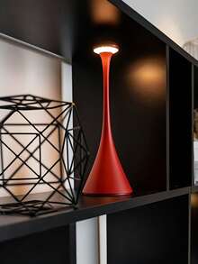 1PC LED Touch 3-Color Dimmable Desk Decor Ambient Light, Creative Holiday Gift Night Light, ABS Material, Bedside Lamp, Bedroom Light, Mushroom Lamp, USB Rechargeable Bar Light, Bookshelf Decor Lamp - multicolor - View 3