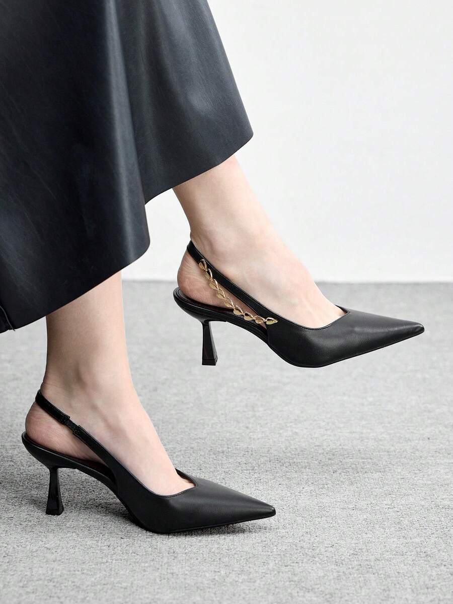 CUCCOO BIZCHIC Women's High-Heeled Shoes Valentine's Day - Black - View 1