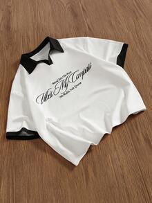 TOKVUE 男士Polo衫 - 米色 - 查看 3