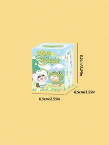 POKOJA LAND 1个树脂盲盒收藏人偶惊喜神秘玩具家居办公桌装饰生日礼物动漫主题摆件展示架装饰 - 彩色 - 查看 5