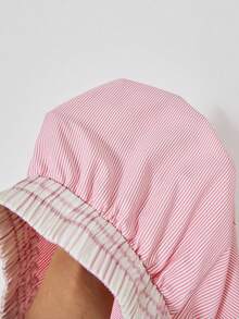 Tween Mädchen Weite Hose mit Streifen- und Karomuster, geeignet für Frühling, Sommer, Herbst Alltag und Schule - Pink - Übersicht 8