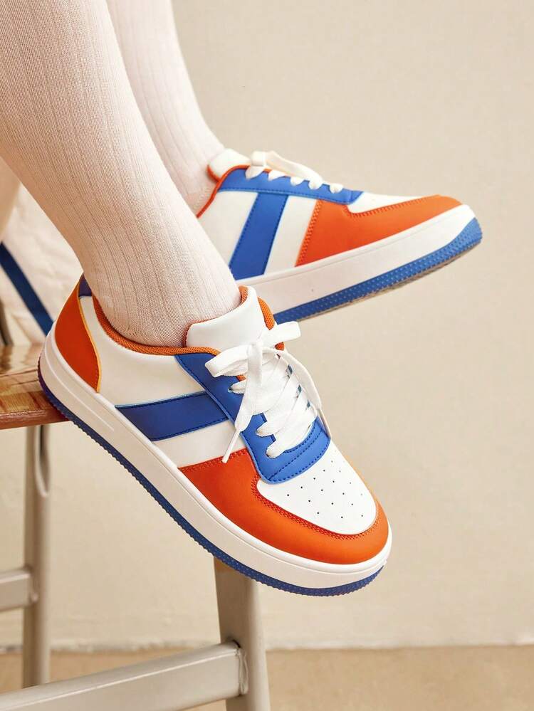 CUCCOO EASI Fashionable Platform Lace-Up Casual Shoes For Women With Waterproof Toe, Autumn & Spring For New Year Holiday Vibe Fall And Winter Tainers