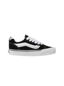 Vans Knu Skool Women's Shoes Black VN0009QC6BT1 - Black / White - View 1