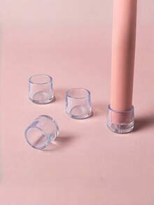 4/8/12/16 件装硅胶椅腿套，防滑圆形家具脚套（硅胶材质富有弹性），适用于抛光金属表面，地板保护垫 - 彩色 - 查看 6