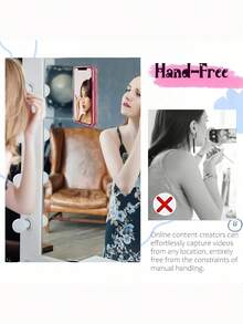 4pcs/2Pcs Square Phone Case Back Cover Silicone Suction Cup, 24 Holes, Strong Suction, Wall Mountable, Available In Pink, Blue, White, Black - Multicolor - View 4
