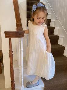 DAZY 女童无袖圆领连衣裙