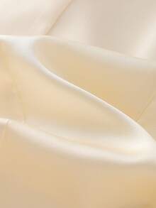 Franclia Women's Commuter Satin Sleeveless Blouse - Light Yellow - View 5
