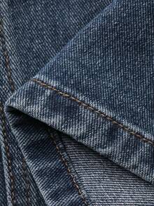 DAZY Girls' Bow Embroidered Denim Jeans - Blue - View 6