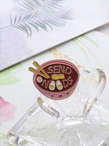 Joivida 1pc Cute Cartoon Brooch, Fun And Versatile Personalized Emblem, Japanese-Style Brooch/Backpack Accessory. - Multicolor - View 5