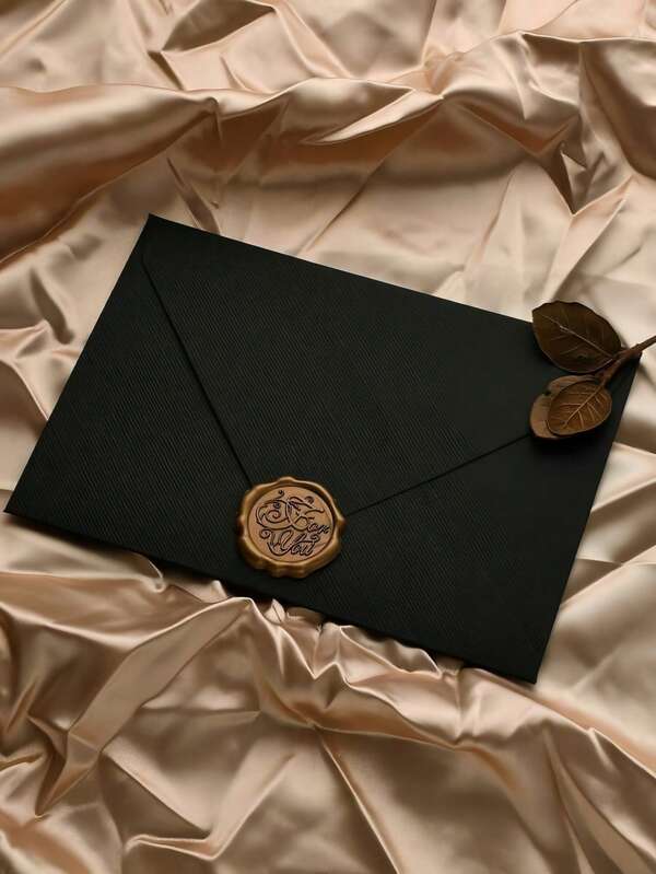 100PCS Black Envelopes DIY Handmade Gift Wrapping Bags Wedding Invitation Card Envelopes Cash Money Envelopes Stationery Back To School Supplies