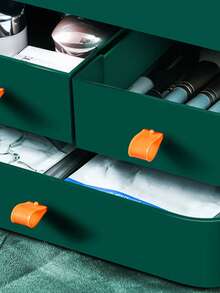 1 件高端大容量化妆品收纳盒，梳妆台抽屉收纳架，用于化妆品和珠宝装饰返校、秋季装饰、圣诞装饰、墙壁装饰、卧室窗帘，