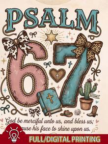 EMERY ROSE Digital Print Loose Fit Round Neck Short Sleeve T-Shirt - Apricot - View 5