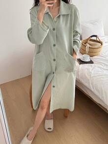 DAZY 格子宽松女士睡裙