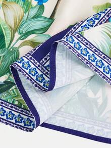 Travachic KIDS Tween Girl Vacation Elegant Casual Retro Floral Pattern Camisole - Multicolor - View 5