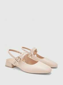 CUCCOO BIZCHIC 女士经典黑色平底休闲通勤鞋，圣诞节必备 - 中杏 - 查看 7