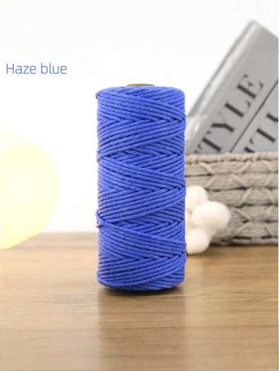1 قطعة خيط حبال يدوي للنسج 3 مم 100 متر، حبل ماكرامي، خيط زخرفي للنسيج والتجميع والحرف اليدوية