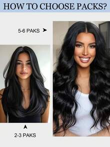 20Pcs 50Gram Tape In Hair Extensions Human Hair 18 Inch Remy Hair Extensions Color 1 Jet Black Fashion Tape In Extensions, Tape In Human Hair Extensions Add Length For Wedding - S1 - View 11