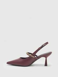 CUCCOO BIZCHIC 女士高跟鞋 - 酒紅色 - 查看 10