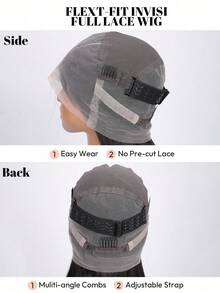 蓬松丰盈全蕾丝真人发假发，150%密度，Remy真人发，预先拔毛，隐形蕾丝前额，黑色假发，适合女性，新娘发型，婚礼生日派对，360度全蕾丝真人发假发，20英寸无胶假发，真人发假发，蕾丝前额假发，100%纯手工制作，隐形全蕾丝假发，自然黑色编发假发 - SNatural - 查看 7