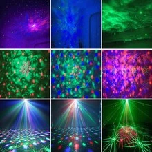 Emslaser Party Light Disco Ball Light Dj Light Disco Light Ocean Light Star Light Projector Dance Light Sound Activated With Remote Control Stage Light Strobe Light For Parties KTV Christmas Halloween Decor - Double Magic Ball Laser Light - USB or other DC connection - View 6