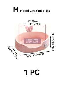 1 pieza Casa universal para perros/Sofá para perros, Cama para mascotas, Casa para gatos, Cama para gatos, Removible y lavable (Adecuado para perros y gatos medianos/pequeños) - Multicolor - Ver 14