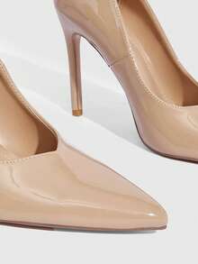 CUCCOO SZL Giày cao gót mũi nhọn đa năng dành cho nữ, thích hợp mang hàng ngày. - Màu be - Xem 8