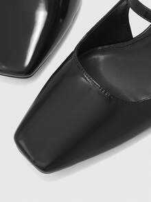 CUCCOO BIZCHIC Women's Buckle Design Fashionable High Heels, Versatile For Daily Wear - Black - View 8