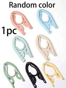 SHEIN 1 件可旋转 32 夹塑料晾衣架 - 节省空间的可折叠衣架，适用于袜子、内衣和小件衣物，非常适合卧室、浴室、衣柜、宿舍储物和洗衣房整理