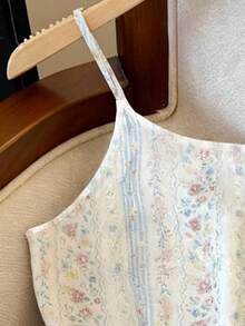 GlowEve Elegante top de tirantes de diseño de nicho para mujer, de verano - Multicolor - Ver 4