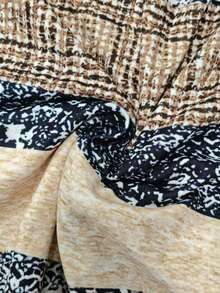 EMERY ROSE Women's Retro Striped Print Short Sleeve T-Shirt - Multicolor - View 5